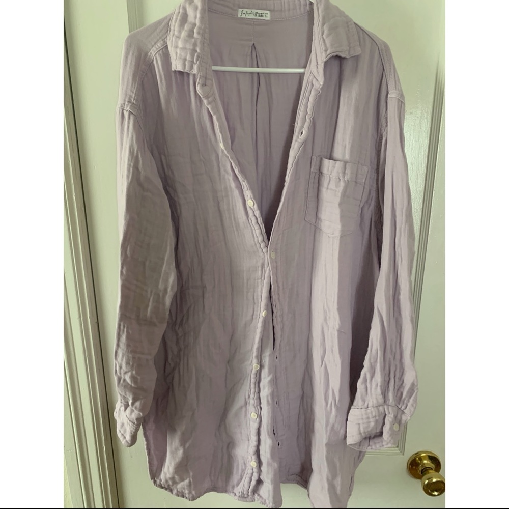 Free People x CP Shades button down shirt